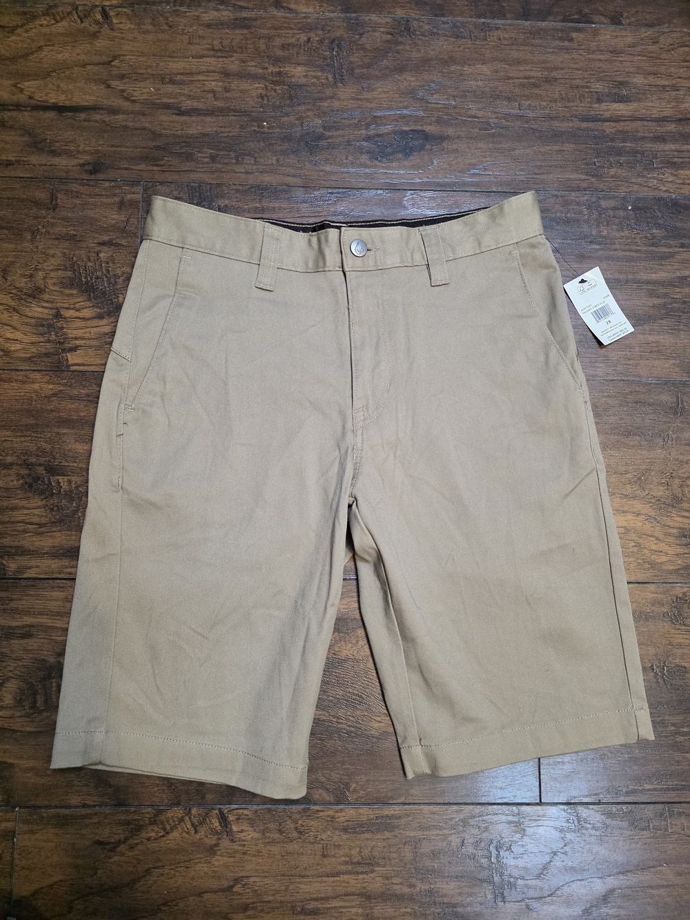 Volcom Vmonty Stretch 22 Chino Shorts Men’s 28 Khaki Tan NWT